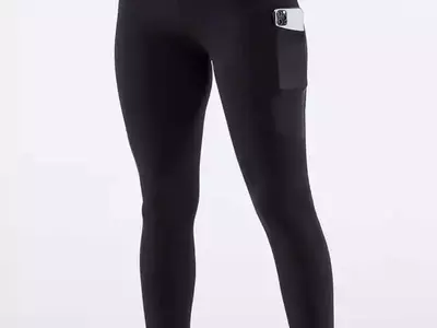 Fabletics Women On The Go High Waisted Pocket Legging XS Black Activewear *NEW*