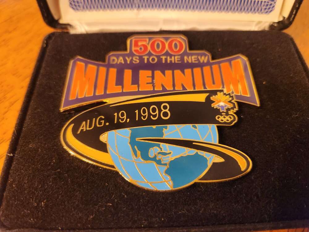 Millennium Olympics Pin For Salt Lake 2002 Olympic