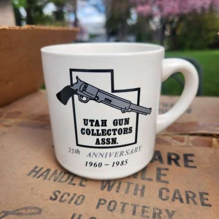 Utah Gun Collectors Assn. Ceramic Mugs 21 avail.