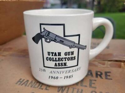 Utah Gun Collectors Assn. Ceramic Mugs 21 avail.