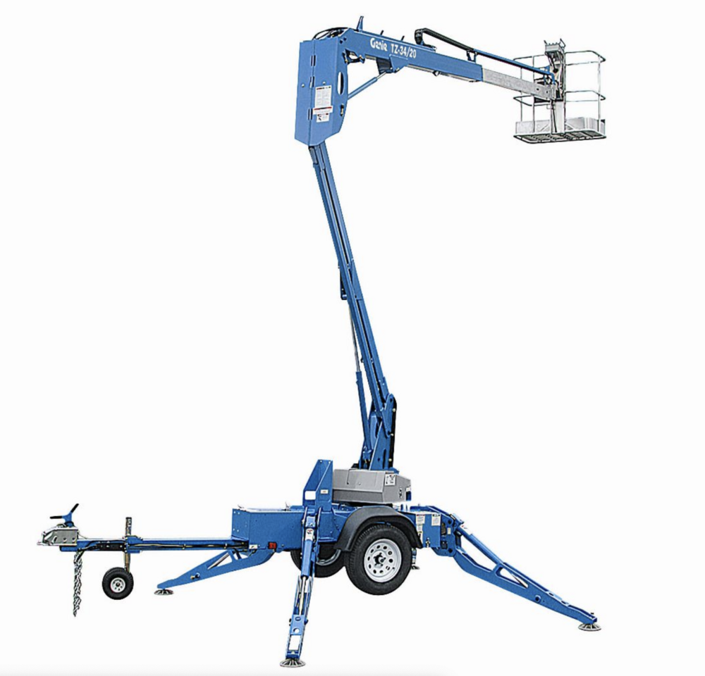 Rent: Genie TZ-34/20 34' Electric Towable Lift