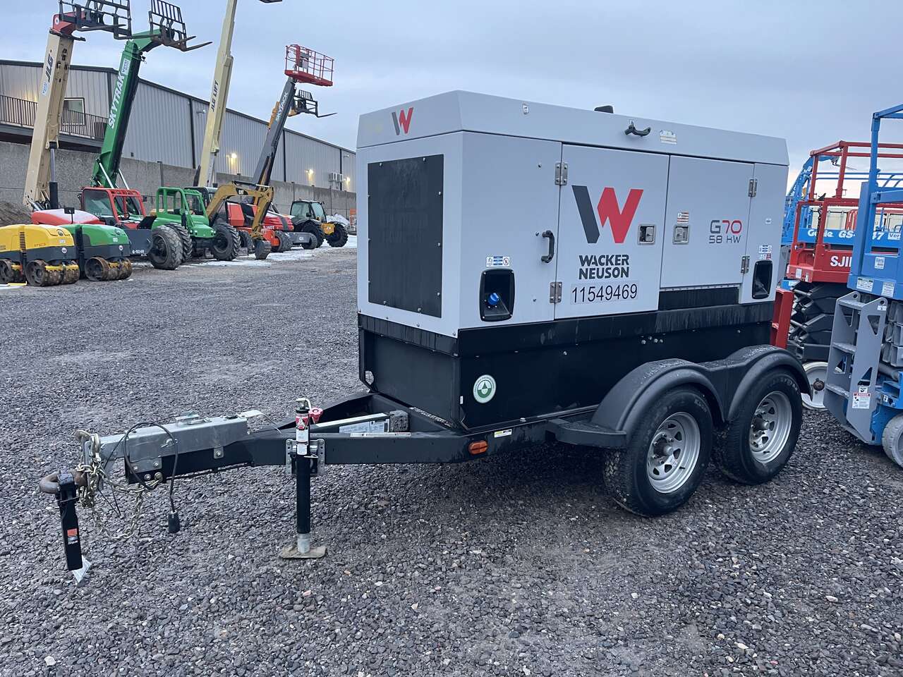 2023 Wacker Neuson -Warranty- G70 -Hrs 595- Mobile Generator (id.1439)