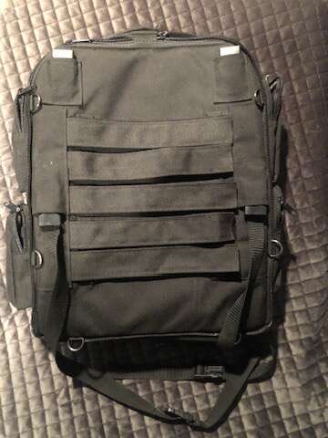 T bag for motorcycle touring