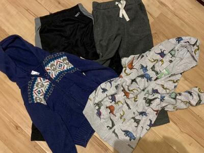 2 Sweatpants and 2 Hoodies For 5 Y/o