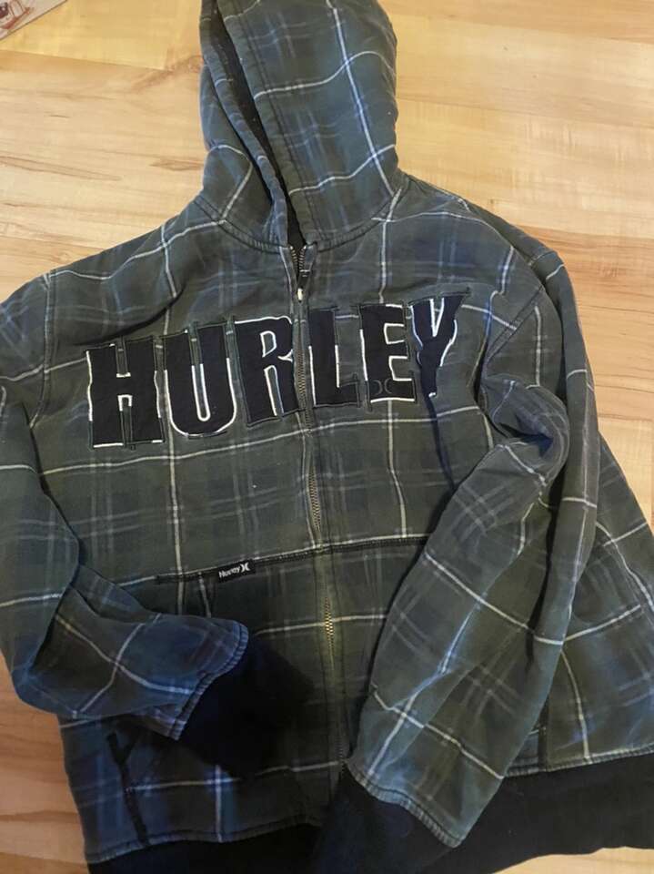 Hurley Zippered Hoodie For 14-16