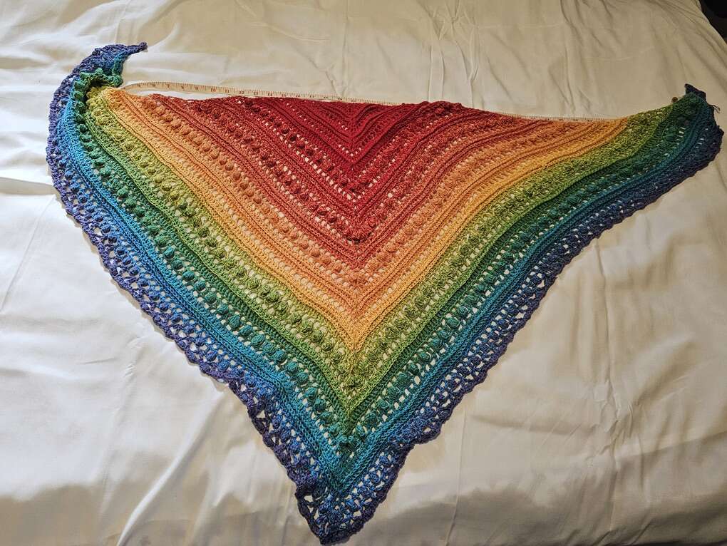 Hand Made Crotchet Shawl