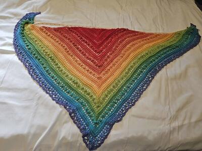 Hand Made Crotchet Shawl