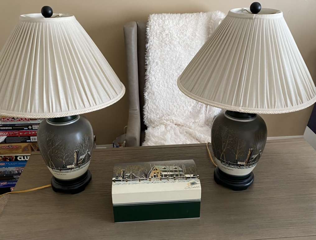 Bob Timberlake Lamps W/decorative Box