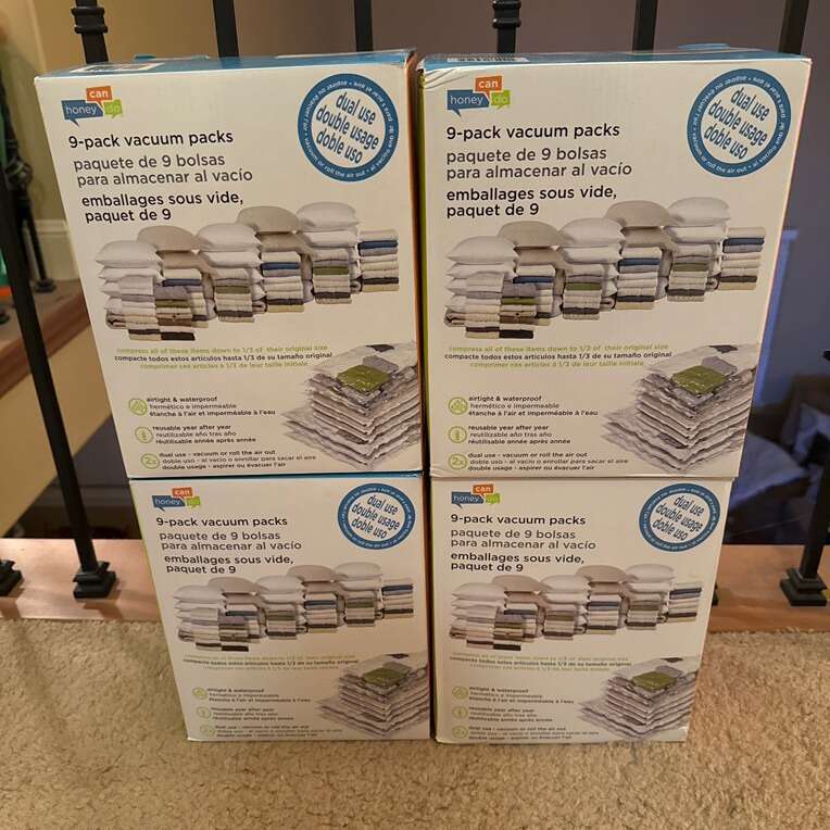 Honey Can Do 9-Pack Vacuum Packs