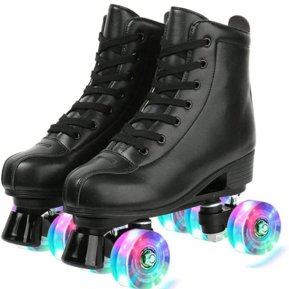 NEW Roller Skates 2 sets Black, Light-up Sz 5 Men
