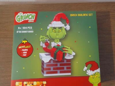 Christmas " NEW" Grinch brick craft building set compatible with LEGO
