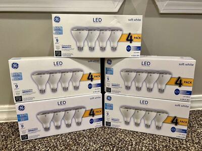 GE LED 10w 4-Pack Floodlight Bulb Flood Light