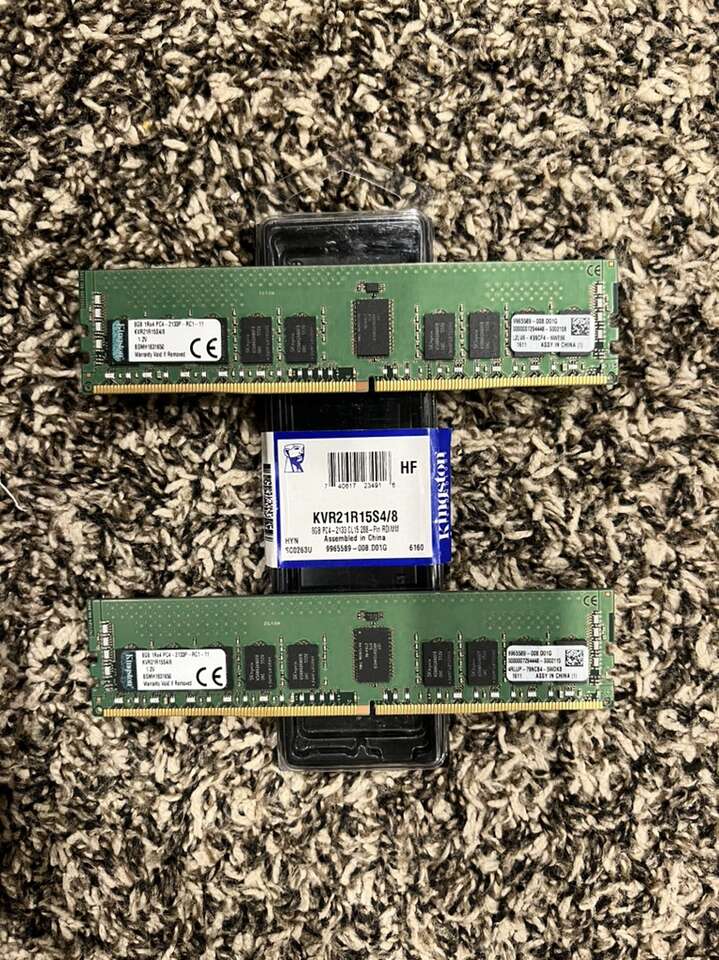 Kingston KVR21R15S4 RAM 16GB (2 X 8GB)