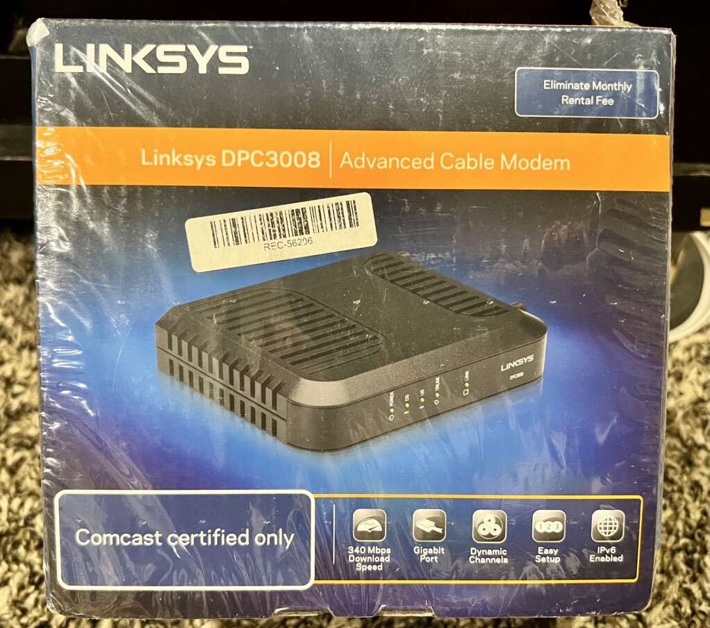 NEW Linksys Cable Modem DPC3008