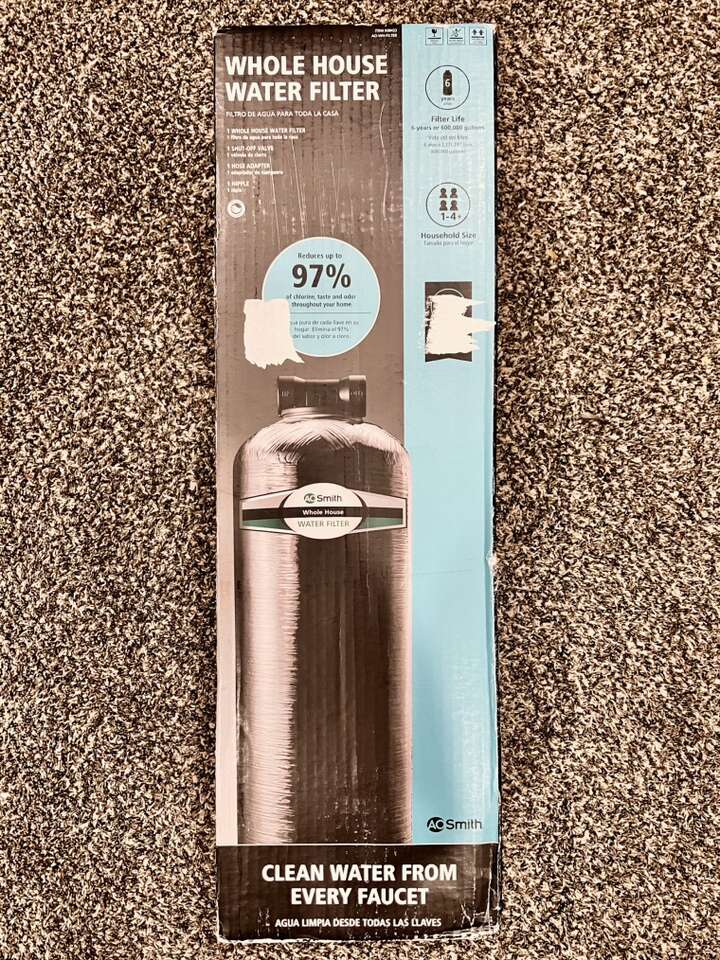 AO Smith Whole House Water Filter - NEW