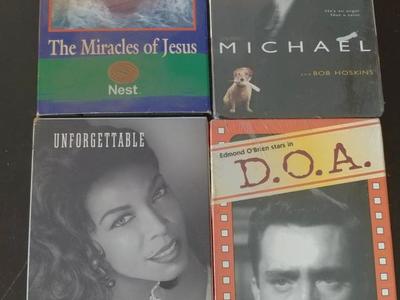 4 VHS MOVIES