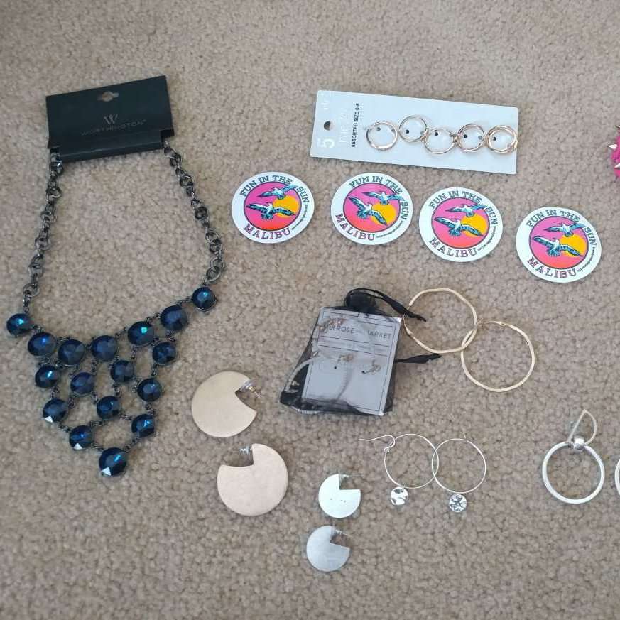 New jewelry! Earrings, rings, bracelets & necklace