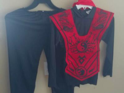 COMPLETE NINJA COSTUME SIZE 10 TO 12
