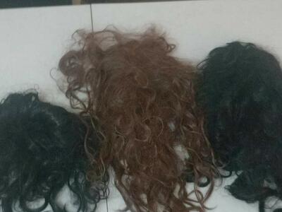 4 wigs for dress up time!