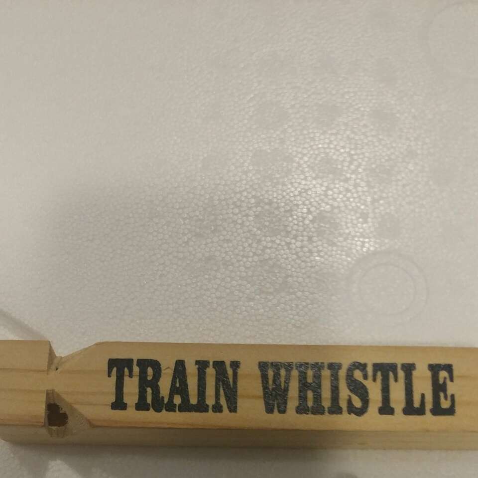WOODEN TRAIN WHISTLE!!
