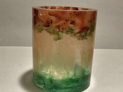 Collectible decorative gem/rock holder