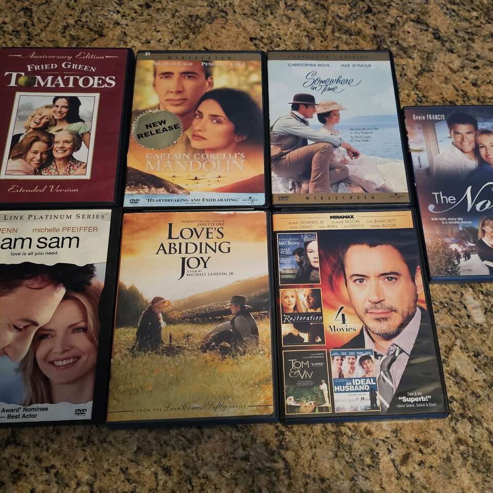 Set of 7 dvds