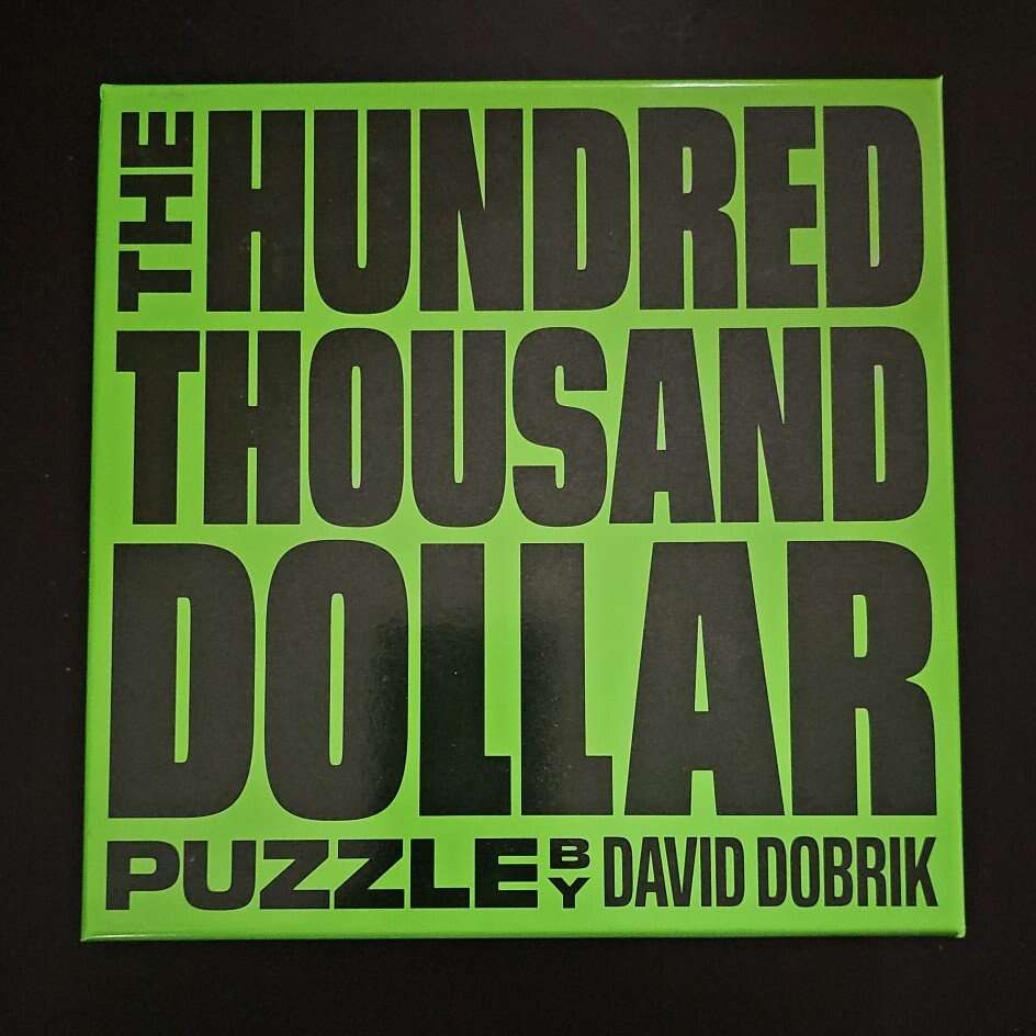 Hundred thousand dollar puzzle!