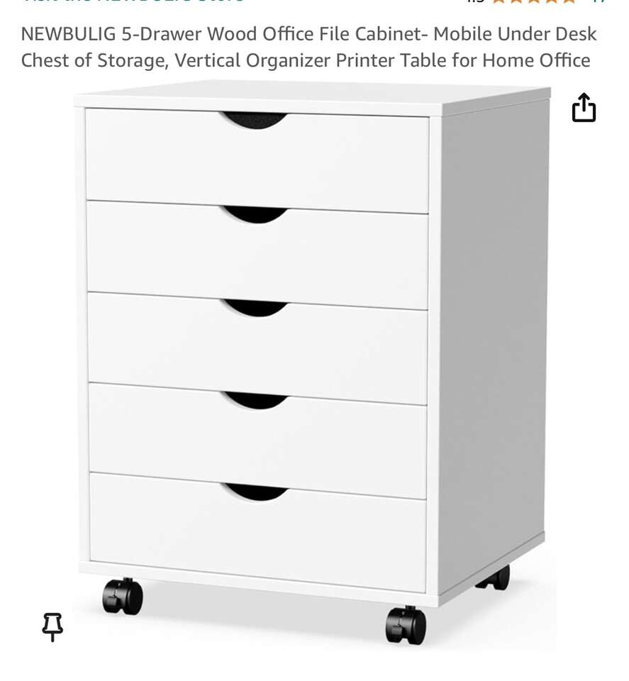 White Organization Dresser Furniture