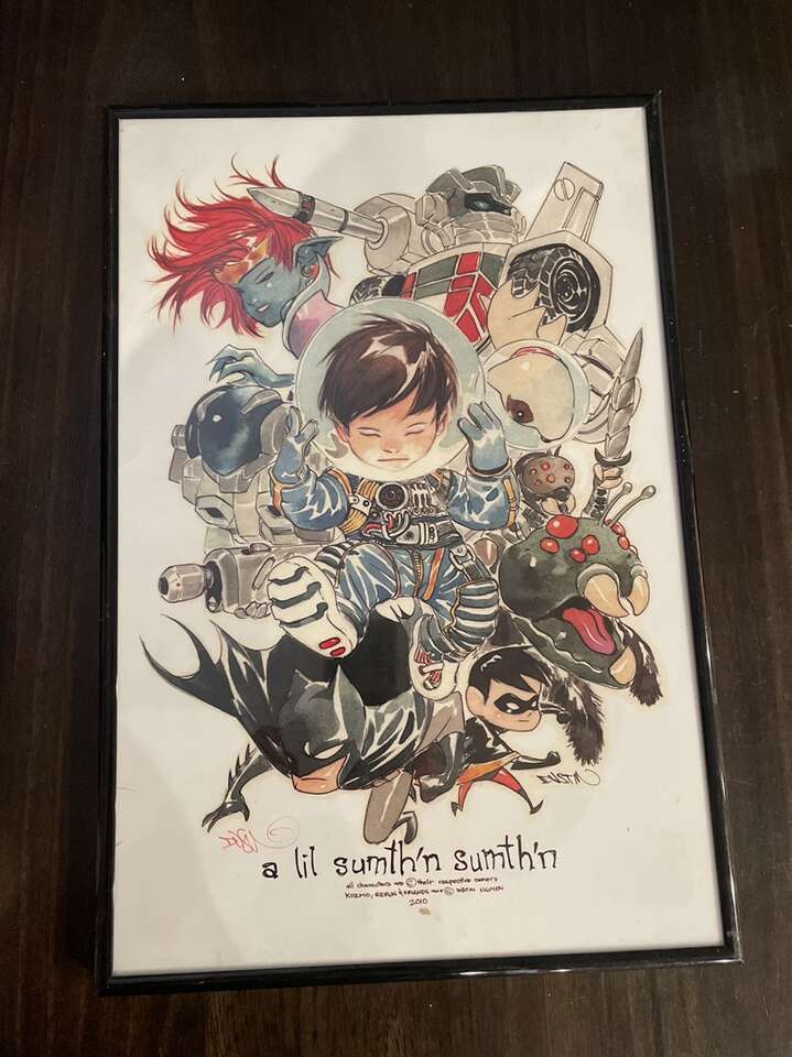 Dustin Nguyen Signed Print a Lil Sumth'n Sumth'n