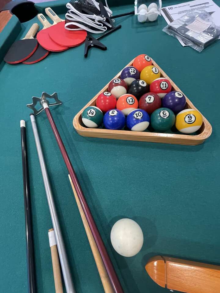 High Quality Slate Top Pool Table wit… Furniture