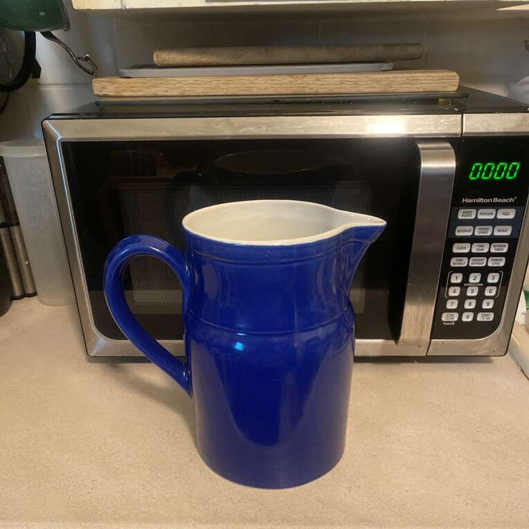 Blue # 4 Pitcher From France