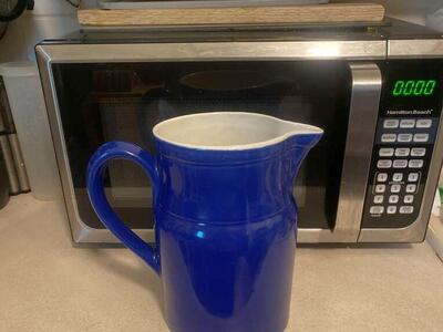 Blue # 4 Pitcher From France