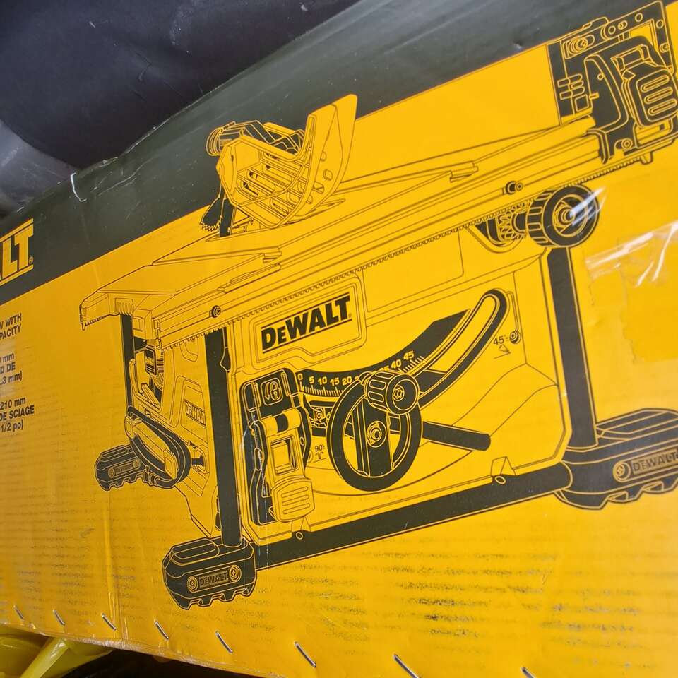 New Dewalt. 8.25 table saw Industrial