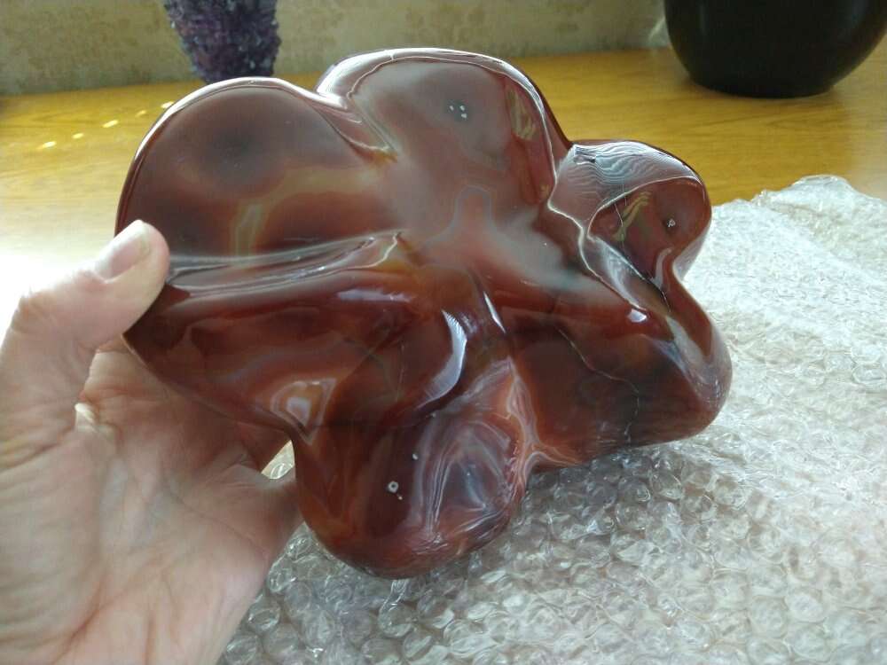 Huge Fire Agate polished