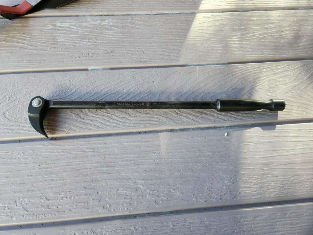 Pry bars (one adjustable)