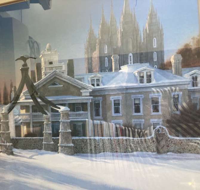 Home Decor: Bee Hive House/ Salt Lake Temple Print