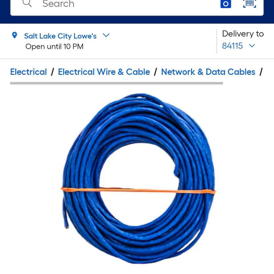 Cat 6 riser cable