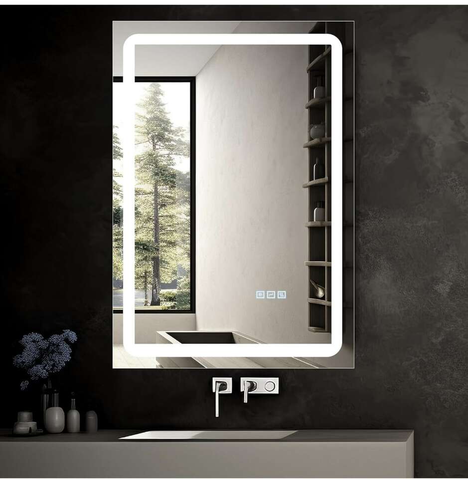 DURASPACE 28 x 20 inch Led Lighted Bathroom Mirror