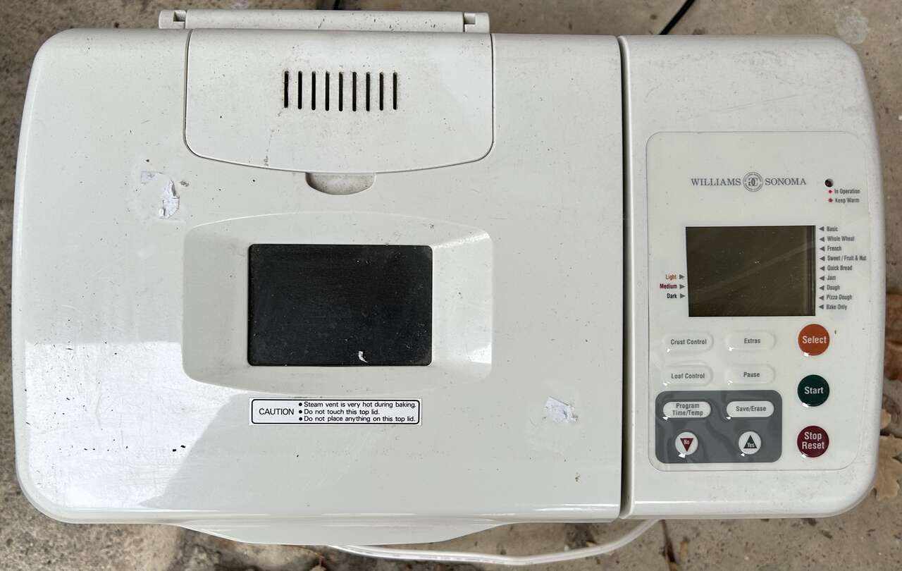 Williams Sonoma Bread Machine