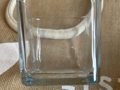 8 Thick Square Candle Holders