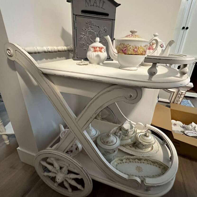 Shabby Chic Tea Cart