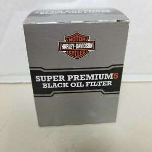 Harley-Davidson Black Oil Filter. Super Premium5. 62700296 M8, TWIN CAM 99-17, EVO 99-07