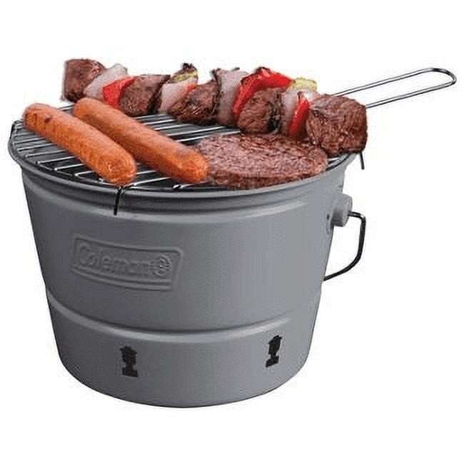 Coleman Party Pail Charcoal Grill, Black