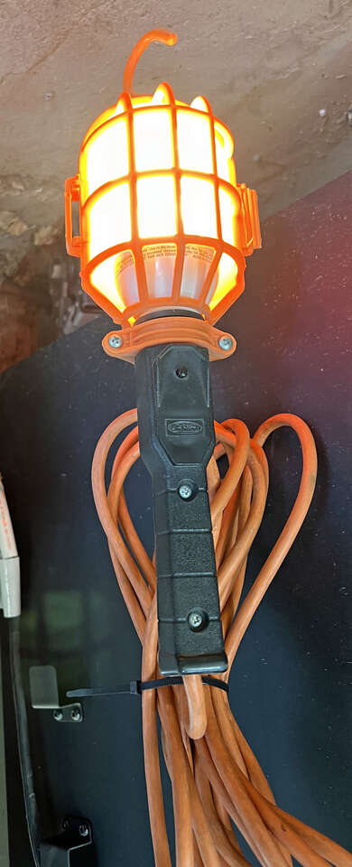 Trouble Drop Light 19ft Cord Garage Shop Mechanic Caged Handheld