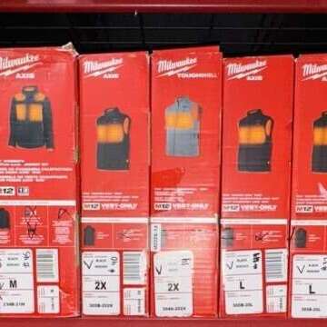 M12 MILWAUKEE HEATED JACKETS, VESTS & HOODIES