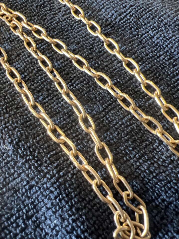 Chain Link 14 K Solid Gold 33.1 G.