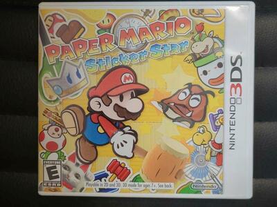 Paper Mario: Sticker Star Nintendo 3DS 2012 CIB Co