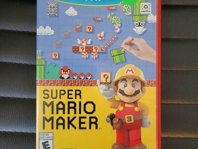 Wii U Super Mario Maker Video Game Very Good