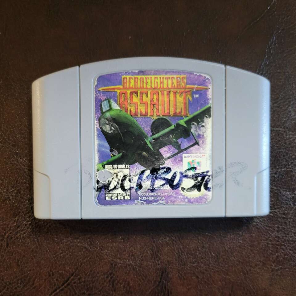 AeroFighters Assault (Nintendo 64 N64) Tested Work
