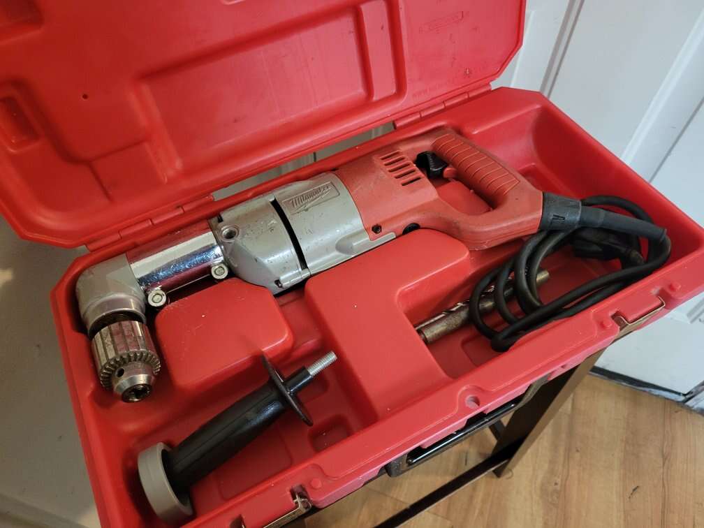 MILWAUKEE 3107-6 7 Amp 1/2" Corded Heavy Right-Ang